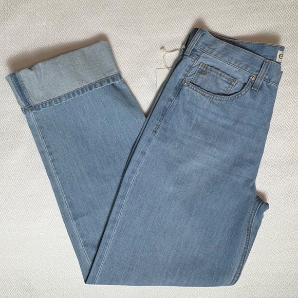 NWT Ética Stanton High-Rise Relaxed Cuff Jeans Women's W29 L32 - Picture 2 of 9